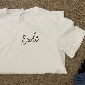 “Bride” t shirt
